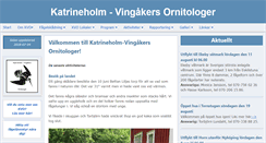 Desktop Screenshot of kvo.sormlandsornitologerna.se