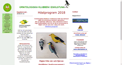 Desktop Screenshot of oke.sormlandsornitologerna.se